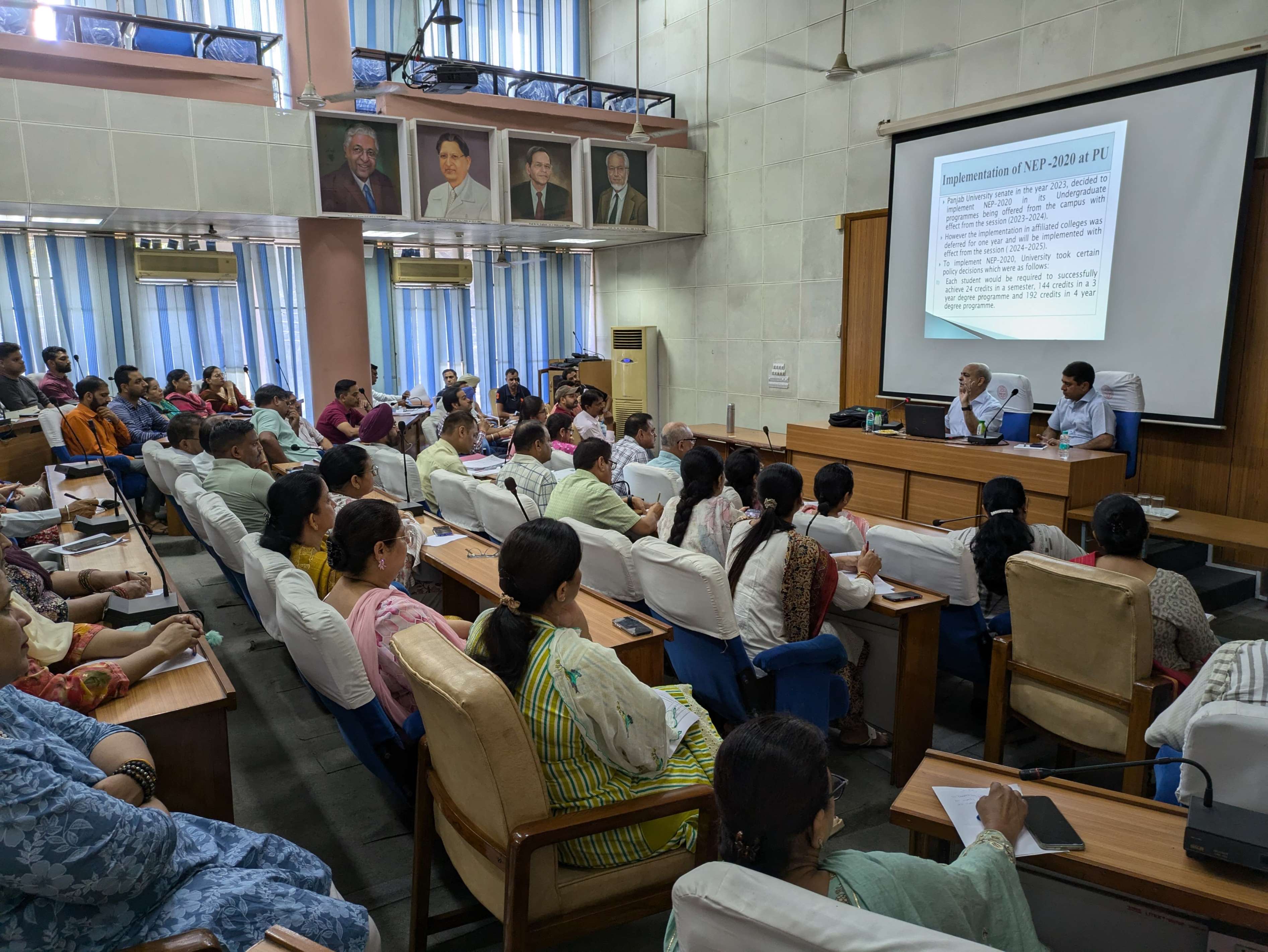 (PU), Chandigarh is training its officials & non teaching staff of the University for the National Education Policy 2020.